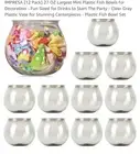 [12 Pack] 27 OZ Largest Mini Plastic Fish Bowls for Decoration