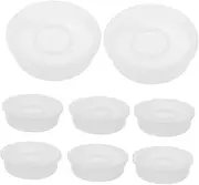 10Pcs Leak Plastic Storage Drum with Screw Seal Lid for Chemical Pet Food and Paint Airtight Storage for Home Industrial Use