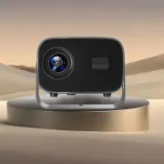 HY310 Mini LED Projector Android 11.0 OS Electric Focus 1080P Supported Dual-5G-WIFI 390 Ansi Lumens 160Inch Giant Scree