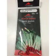 Rough Rider Flasher Circle Hooks #2 Sparkling White 10 Hooks
