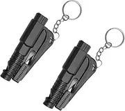 Window Breaker Seatbelt Cutter, 3 in 1 Purpose Window Breaker for Family Safety, Car Window Breaker Tool for All Man, Car Window Breaker for Emergency Situations - 2 PCS