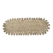 Decorative Rush 90cm Table Runner Oblong Mat Kitchen/Dining Home Decor Natural