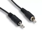 12' 3.5mm AUX Mono Male to RCA Mono Male Audio Cable Cord MP3 MP4 Laptop Speaker