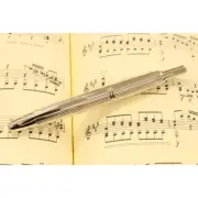 Pilot CAPLESS STRIPE Rhodium Vanishing Point Fountain Pen Fine Nib FC-3MS F or M