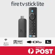 2024 Amazon Fire TV Stick Lite Remote Media Streamer Full HD Prime 7plus Netflix