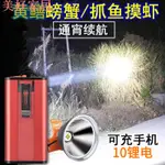 【免運 附發票】戶外照明燈具 頭燈強光充電超長續航特亮頭戴式LED戶外多功能腰掛礦工