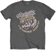 [Aerosmith] Get Your Wings Cheetah' (Charcoal) T-Shirt (Large)