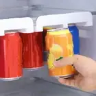 Plastic Beer Soda Storage Rack Refrigerator Slide Under Shelf for Kitchen