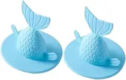 Kitchen Bathroom Sink Strainer Sized Drain Plug Cover Adorable Fishtail Design
