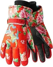 [Generic] Winter Gloves,Snow Touchscreen Ski Cold Weather Gloves - Waterproof Touchscreen Ski Gloves for Cycling Outdoor Sports Hiking Running Snowboarding