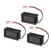 LED Voltmeter,Digital Voltage Tester AC70V-500V Red Blue Green Display Panel