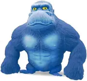 Stretch Gorilla Figure, Monkey Antistress Stretch Toy for Twisting Pulling Bending,Stretchy Gorilla Action Figure for Kids Child Fun Gift(Blue)