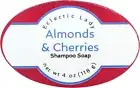 Almonds And Cherries Shampoo Soap Bar By Eclectic Lady, 4 oz Bar