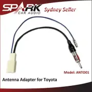 Radio Antenna Adapter Dual Lead Connector Plug Stereo For Toyota ANTO01 AD