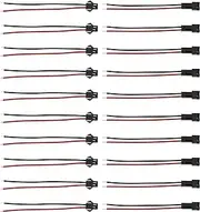 ECSiNG 10 Pairs SM-2Pin Connector Set Male and Female Plug Length 10CM Wire Connector for RC Models Battery Repair Led Strip Light Lamp Toys Model Making