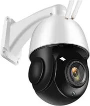 Outdoor IP Camera 8MP 5MP 4G Sim Card WiFi POE AI Auto Tracking 30X Zoom PTZ Speed Dome Two Way Audio Red Light 80m Surveillance Camera(5MP WiFi NO TF Card)