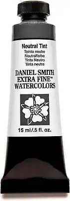 DANIEL SMITH 284600229 Extra Fine Watercolor 15Ml Paint Tube, Neutral Tint, 0.5