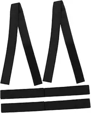 HANABASS 4pcs Adjustable Nylon Straps for Go Kart and Hoverboard Heavy Duty Cargo Tie Down Straps for Stability and Handling Durable Easy to Use for Practice and Casual Rides