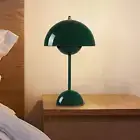 Mushroom Flowerpot Table Lamp Lighting for Patio Indoor Outdoor Restaurant