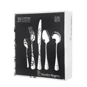 30pc Stanley Rogers Cambridge Table Cutlery Set Stainless Steel Fork/Spoon/Knife