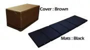 MULTI PURPOSE VINYL MAGIC BOX FOLDABLE PLAY FOR INFANT TODDLER MAT BROWN COLOR
