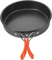 Generic Wild Camping Pot Cookware Deep Frying Pan Cooking Pan Frying Pans Nonstick Camping Pots and Pans Flip Folding Frying Pan Backpacking Skillet Camp Kettle Camp Pot Mess Kit Abs