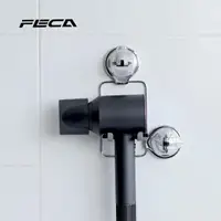 在飛比找momo購物網優惠-【FECA 非卡】E36 伯爵不鏽鋼吹風機架(浴室置物 防水