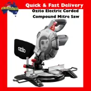 Ozito Electric Corded Compound Mitre Saw 210mm 1600W Bevel Cuts DIY Tool New AU