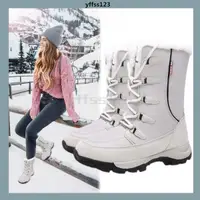 在飛比找蝦皮購物優惠-好物推薦# 北海道滑雪必備 冬季女鞋棉靴子防滑保暖雪靴棉鞋子