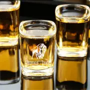 4 x Custom Engraved Buffalo Trace Shot Glass – 2.2 oz Capacity NEW