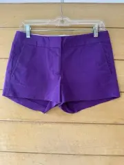 J Crew Low Rise Purple 2.5” Inseam Shorts Womens Size 4 EUC