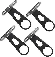 INOOMP 4Pcs Bike Light Holder Shockproof Steel Mount for Front Lamp Easy Installation Bike Fork Bracket Skid Support for Mountain and Road Bicycles Creative Light Stand