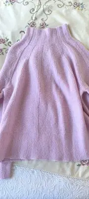 BNWT Elk Adra Sweater Alpaca wool blend, Floss Pink, M/L