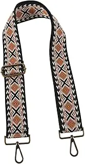 VERDANVERSE Boho Style Handbag Strap Crossbody Purse Strap Replacement for Women Wide Shoulder Chain Bag Accessory Multicolored