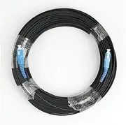 75Meters Indoor SC/UPC-SC/UPC,3.0mm,Singlemode 9/125,Simplex, Optical Fiber Patch Cord Cable,SC to SC Black