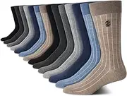[IZOD] Men's Dress Socks - Lightweight Comfort Crew Sock (14 Pack)