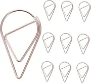 BUTIFULSIC 10pcs Paper Clip Paperclips Colored Planner Paperclip Cartoon Bookmark Large Binder Clips Document Clamps Paperclip Bookmark Note Clip Metal Note Small Pin Desk Steel Wire Office