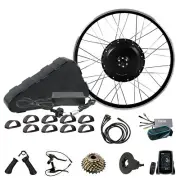 26" 48V 1500W Rear Electric Bike Conversion EBike Kit with 20A Triangle Battery