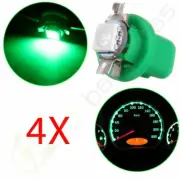 4X Green T5 B8.5D 5050 Epistar SMD LED Dash Cluster Gauge Indicator Light Bulbs (for: Porsche)