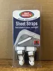 Bed Makers - Sheet Straps - Set of Four 4 White Straps - Adjusts for Any New Bed