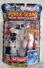 2000 BUFF BAGWELL POWER SLAM WCW WRESTLERS TOY BIZ SEALED