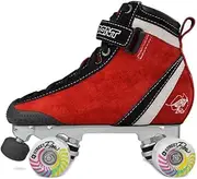 [Bont] Parkstar Siren Red Suede Professional Roller Skates for Park Ramps Bowls Street for Men - Women - Boys - Girls rollerskates for Outdoor and Indoor Skating
