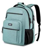 School Backpack for Teens Girls and Boys, Lightweight and Sturdy 15.6 inch Teal