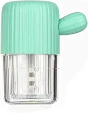MUDOR Portable Contact Lens Cleaner Machine - Contact Lens Washer with Drawstring for Daily Care Fast Cleaning Soft and Hard Contact Lenses (Rhine Green)
