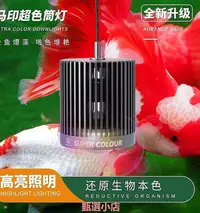 在飛比找Yahoo!奇摩拍賣優惠-精品馬印神燈全光譜LED魚缸筒燈金魚燈專用爆藻增色水草燈超色