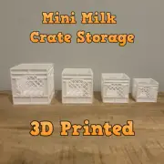 Milk Crate Storage Tabletop - 3D Printed