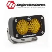 Baja Designs Black S2 Sport Amber Work/Scene 5000K LED Light Pod 1,130 Lumens