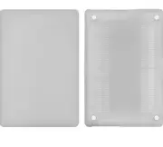 Smooth Touch Slim Matte Hard Plastic Case for Apple MacBook Pro 15” Semi Trans..