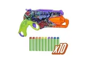 Nerf Teenage Mutant Ninja Turtles Dart Blaster, 10 Elite Darts, Kids Stocking Stuffers, Ages 8+