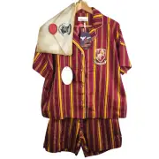 NEW Peter Alexander Harry Potter GRYFFINDOR Womens SIZE M 3 Pce Shortie Pyjamas